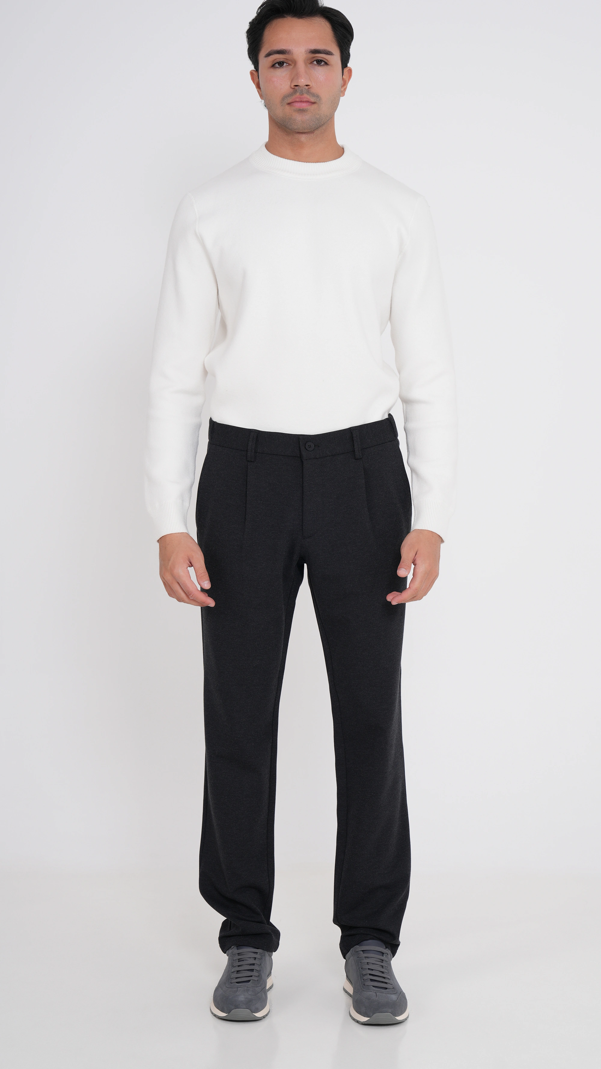 Regular Fit Cotton Blend Pant..