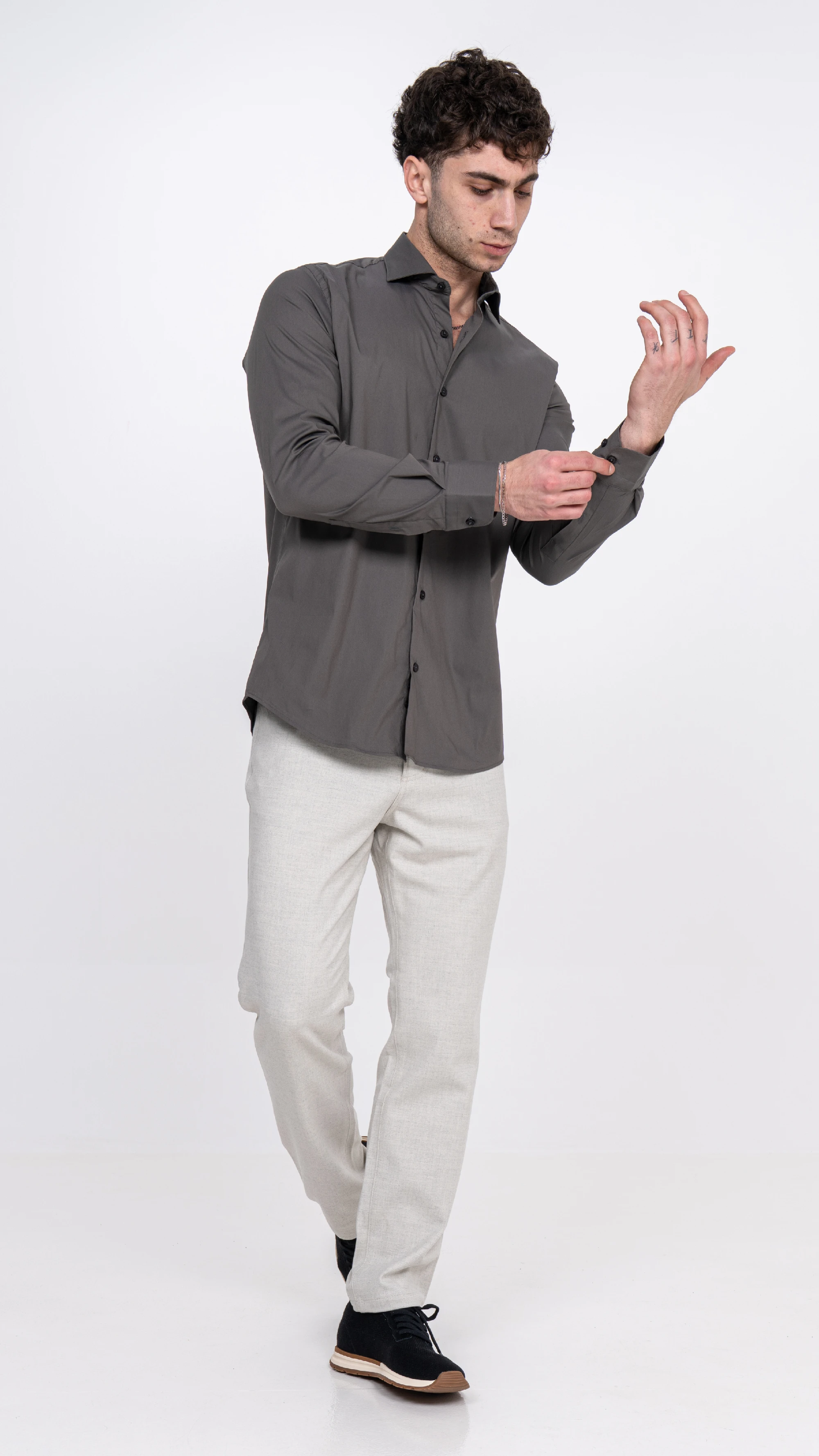 Cotton Blend Regular Fit Shirt