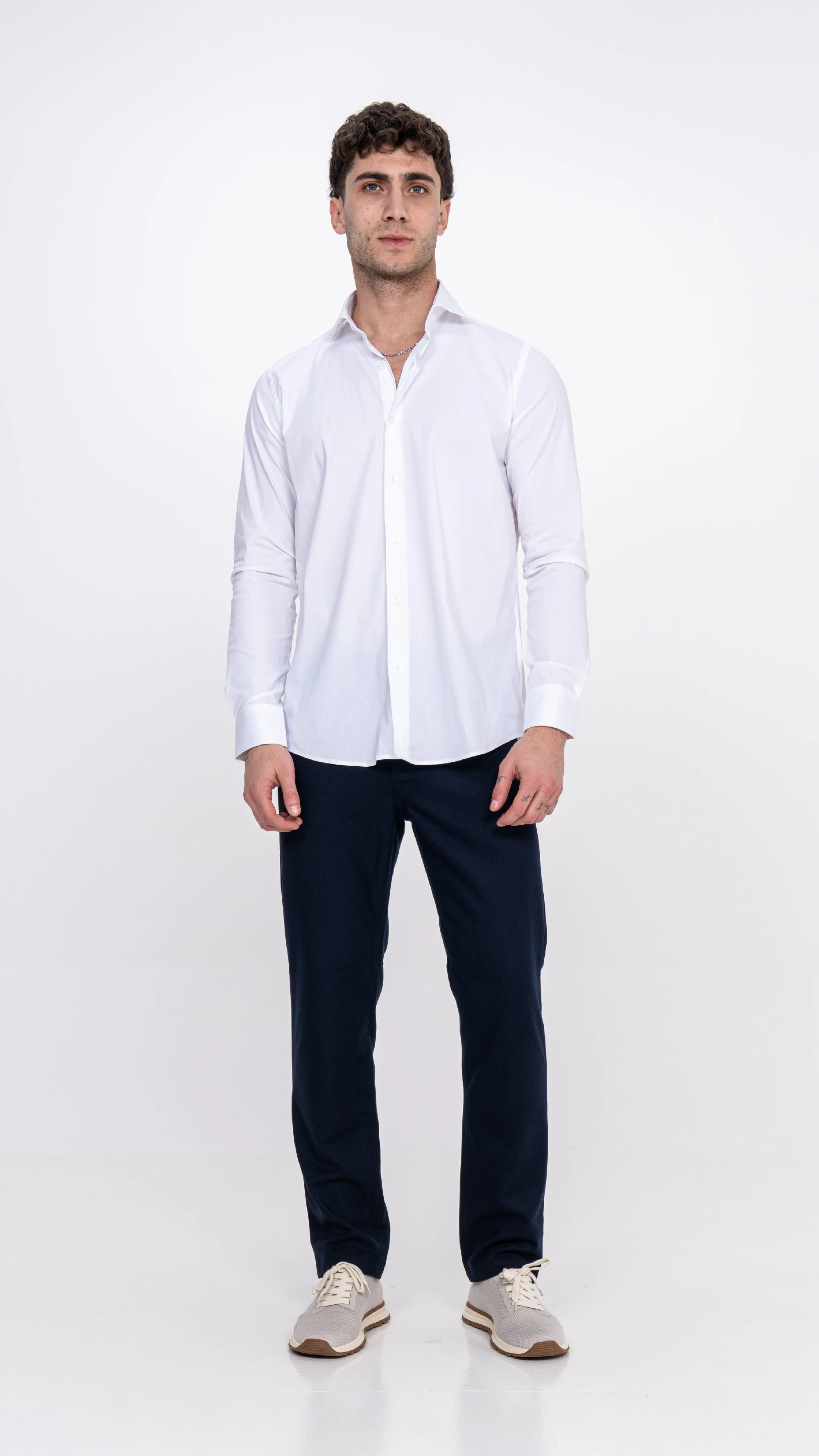 Cotton Blend Regular Fit Shirt