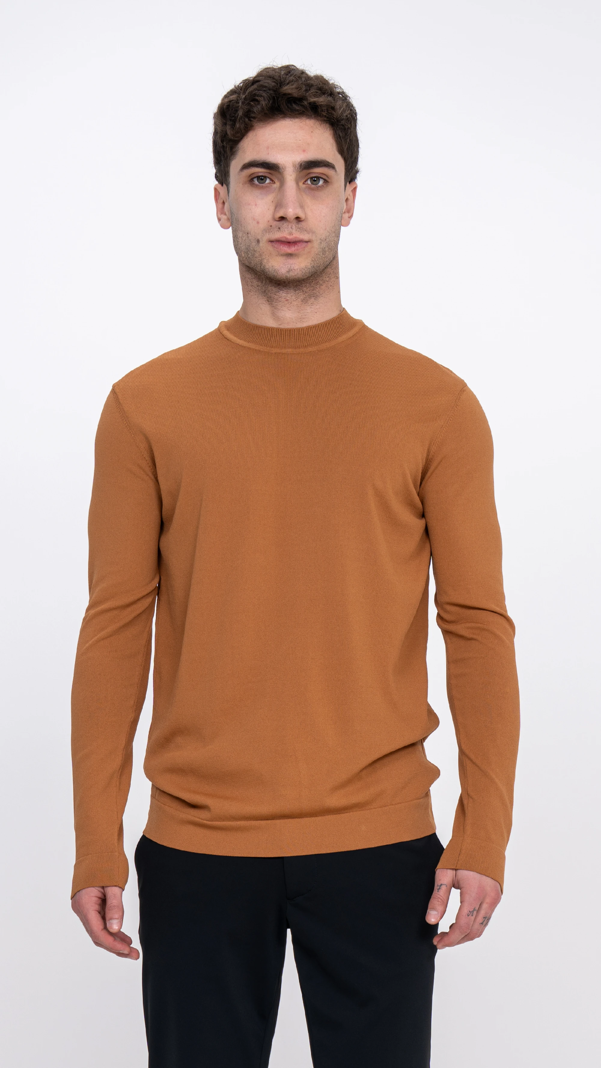 Round Neck Sweater.