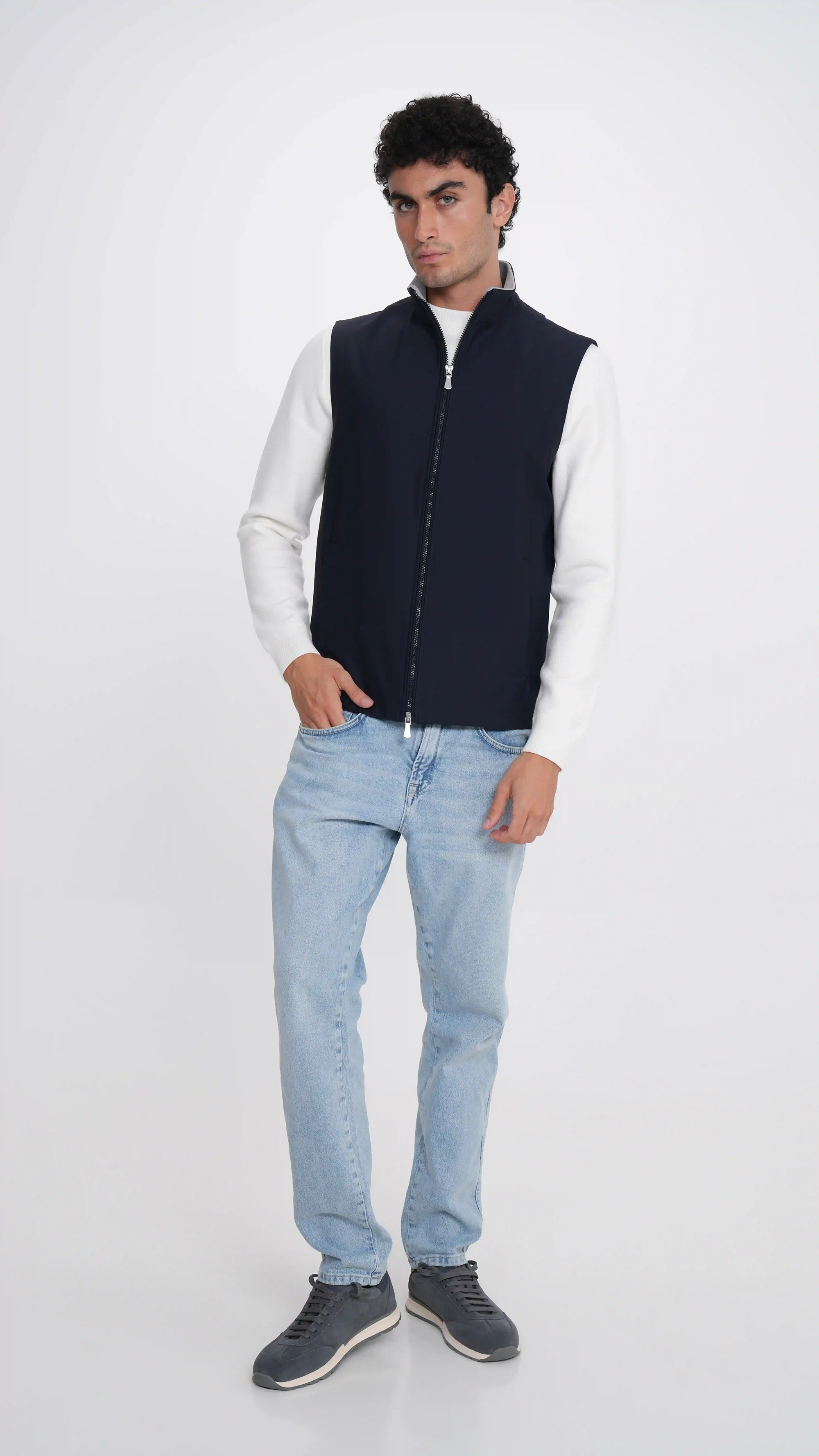 Waterproof Double Zip Vest.
