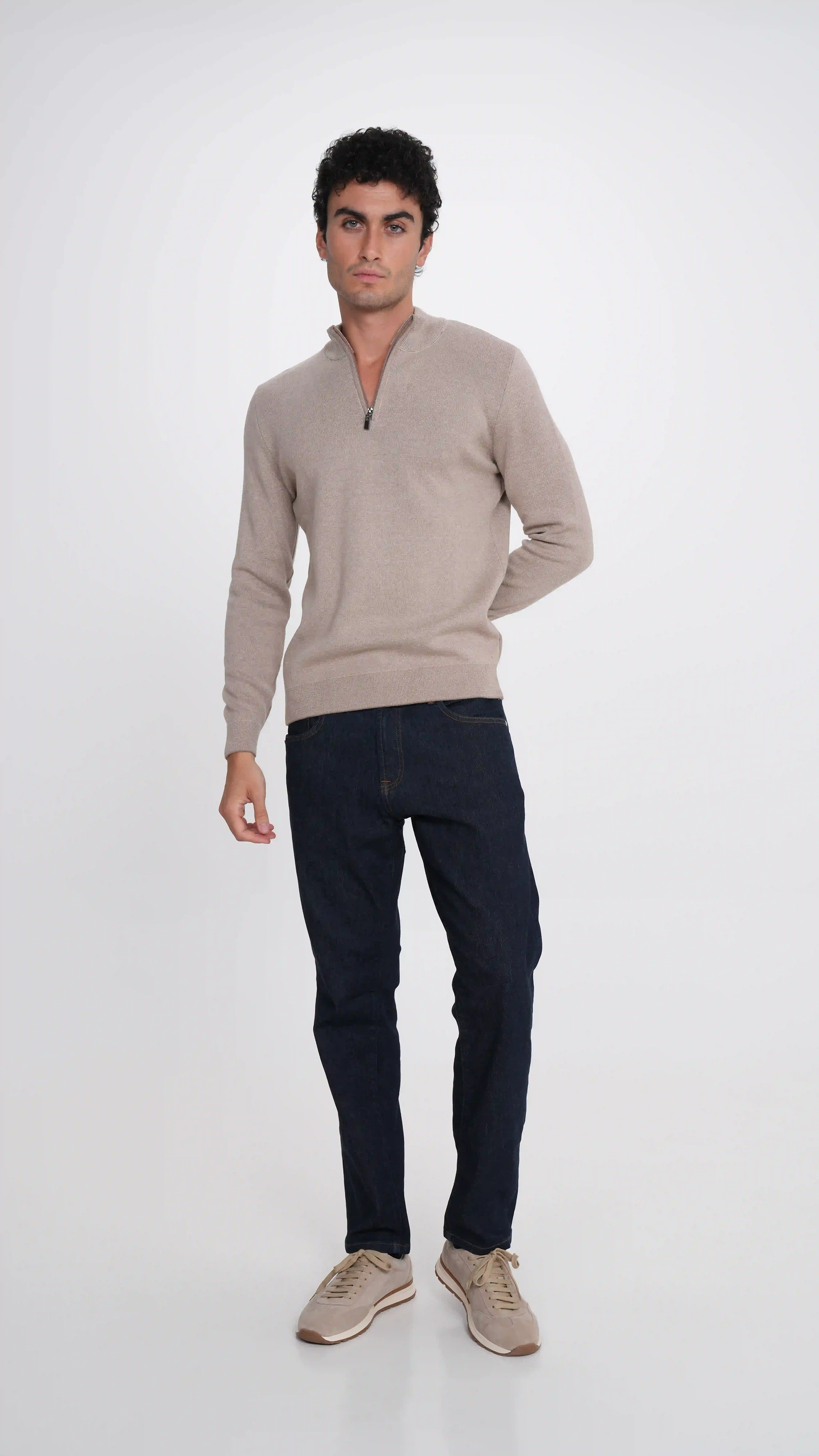 Half Zipper Sweater..