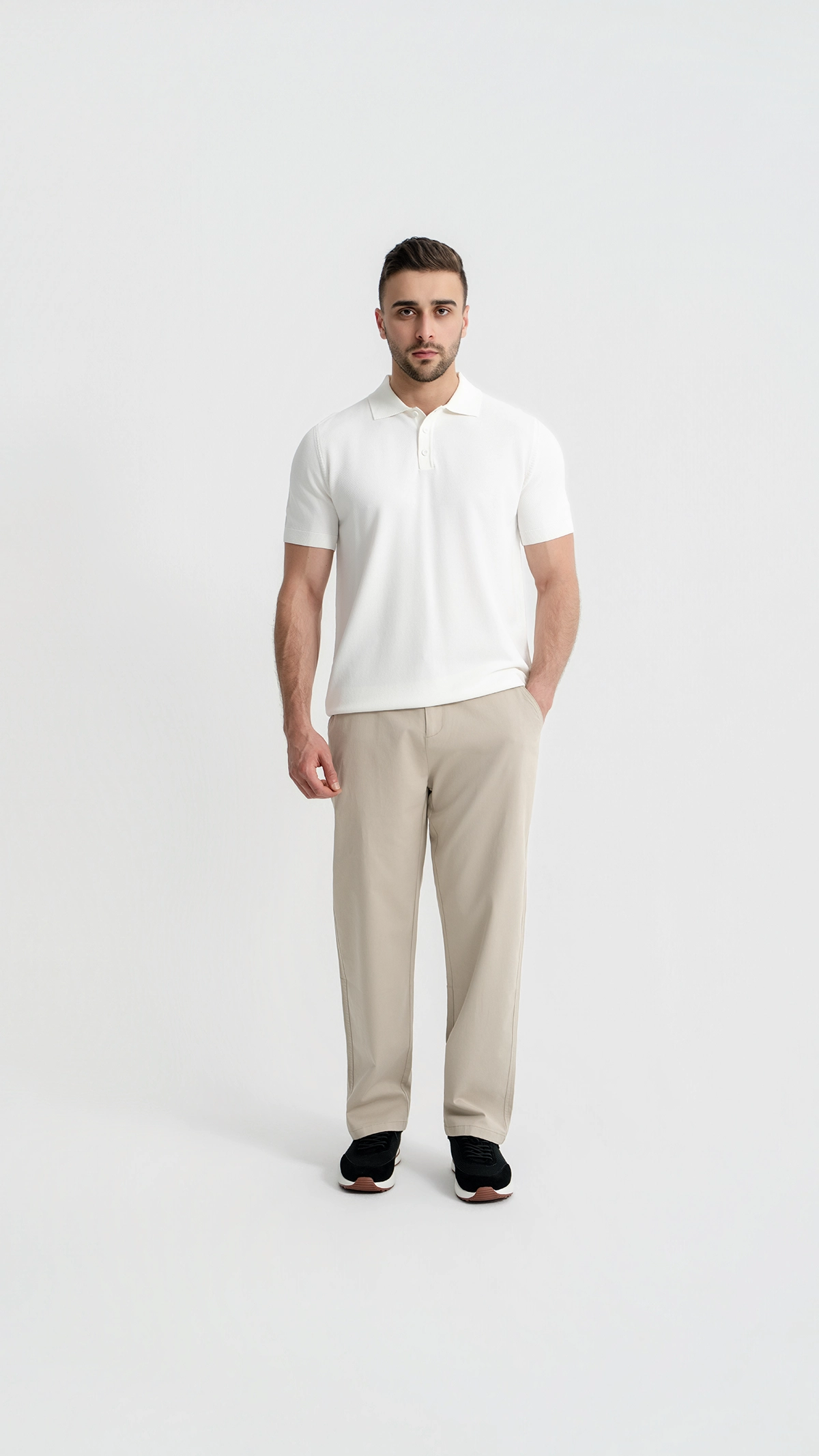 Comfort Cotton Blend Chino Pant.
