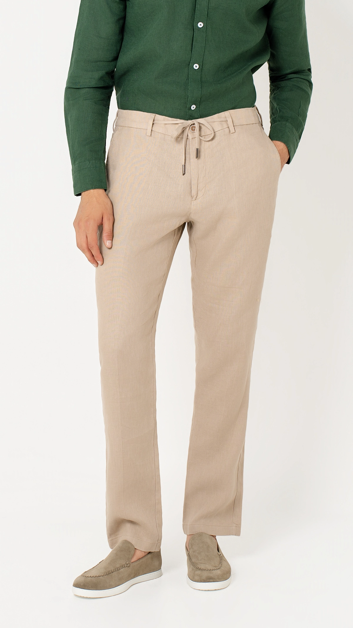 Comfort Fit 100%Linen Pant..